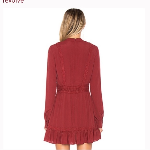 x Revolve Marjorie Mulberry Dress - Picture 3 of 14